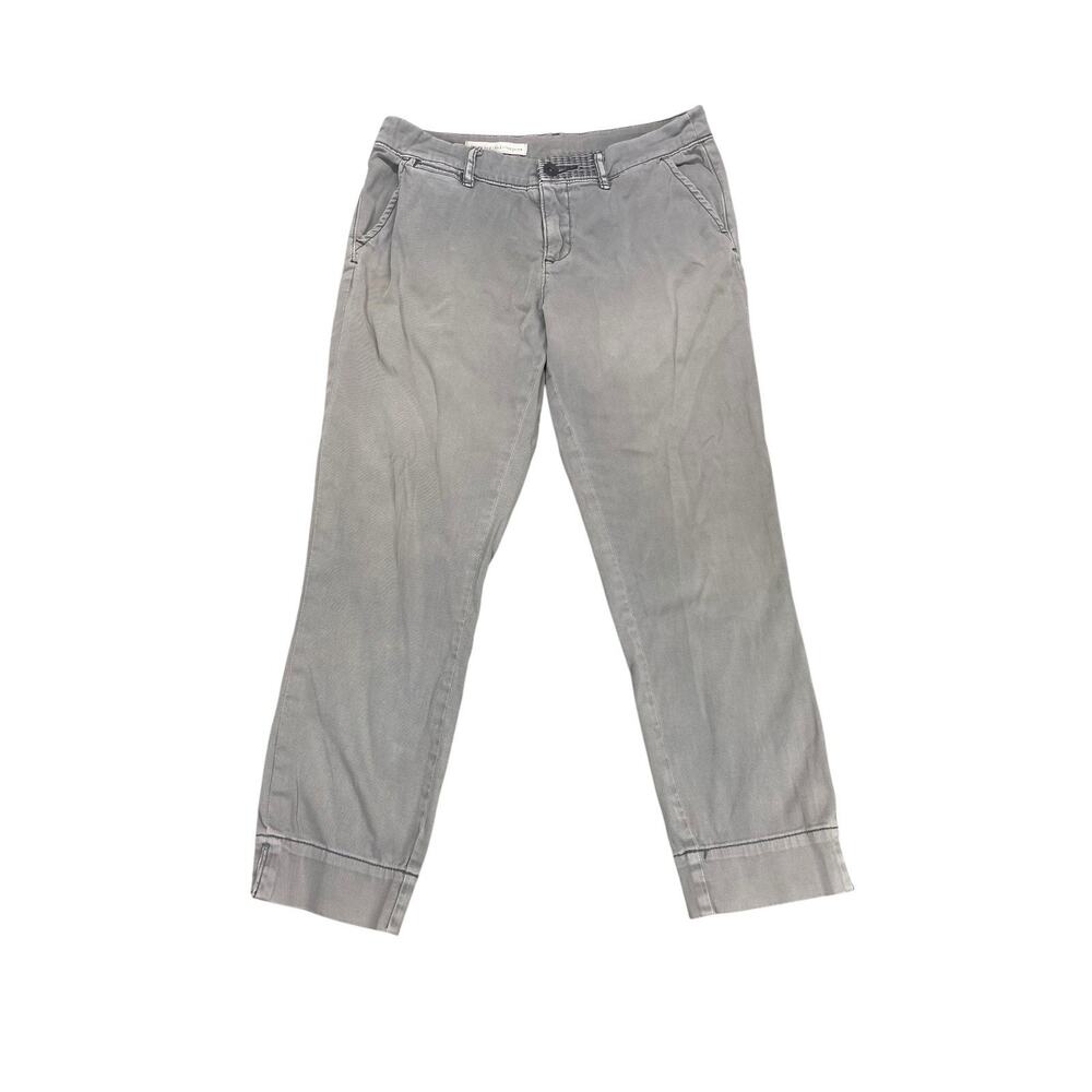 Anthropologie Pilcro And The Letterpress Stet Capri Pants Womens 30 Faded Gray